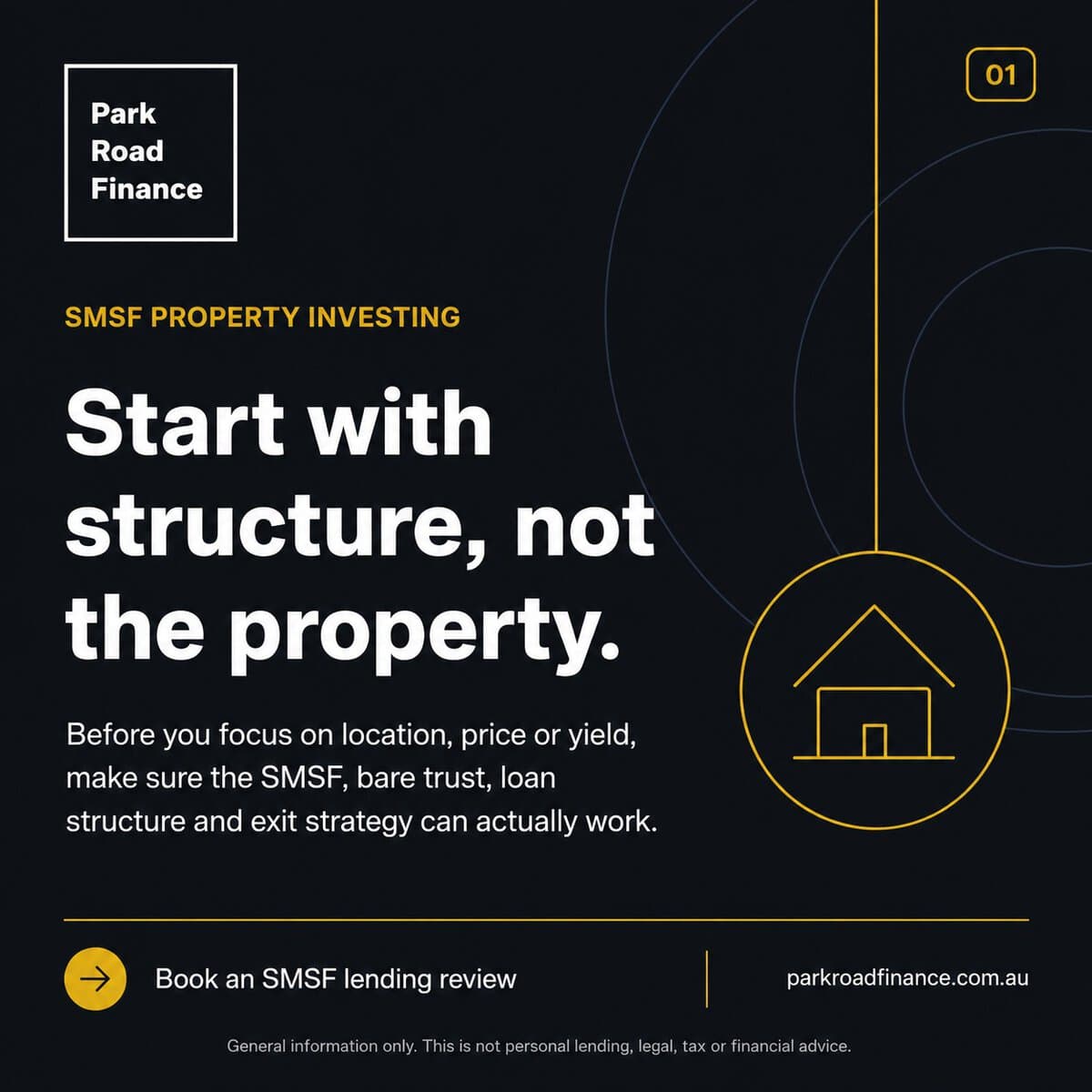 Showing SMSF property investing guidance focused on structure, lending setup, trust arrangements and exit planning.