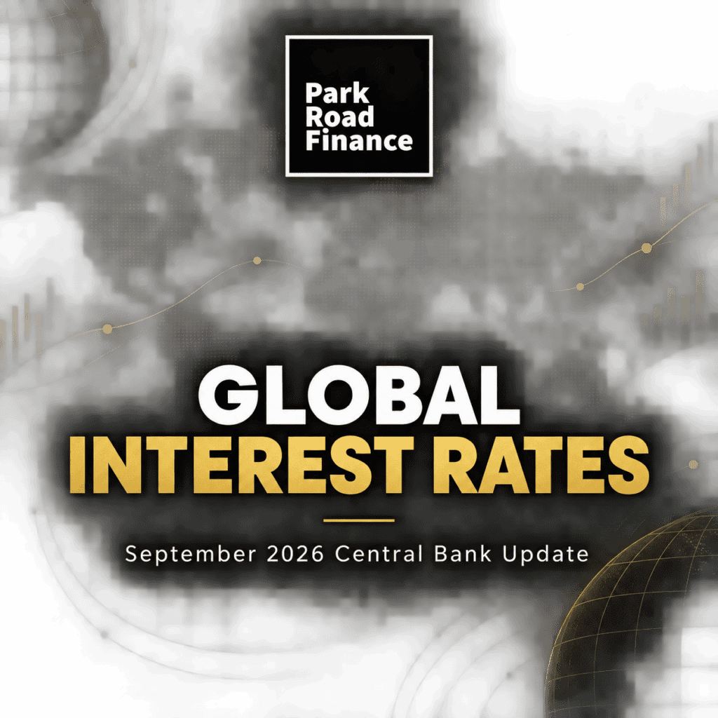 Global interest rates September 2026 central bank comparison